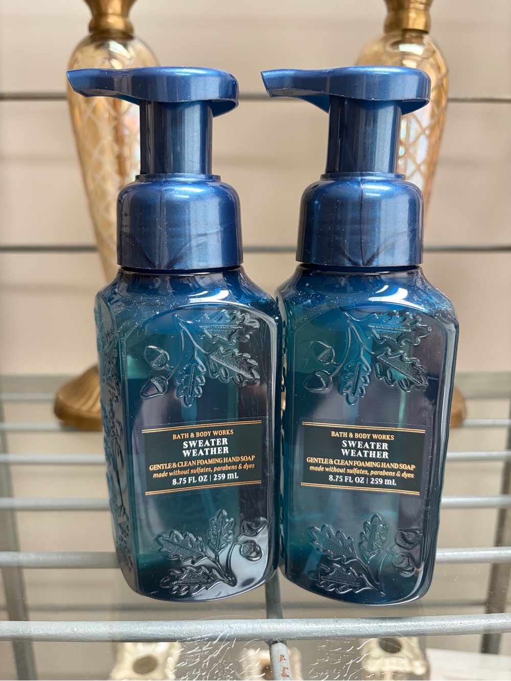 Bath & Body Works Sweater Weather Foaming Hand Soap DUO NWT Most Popular—FALL